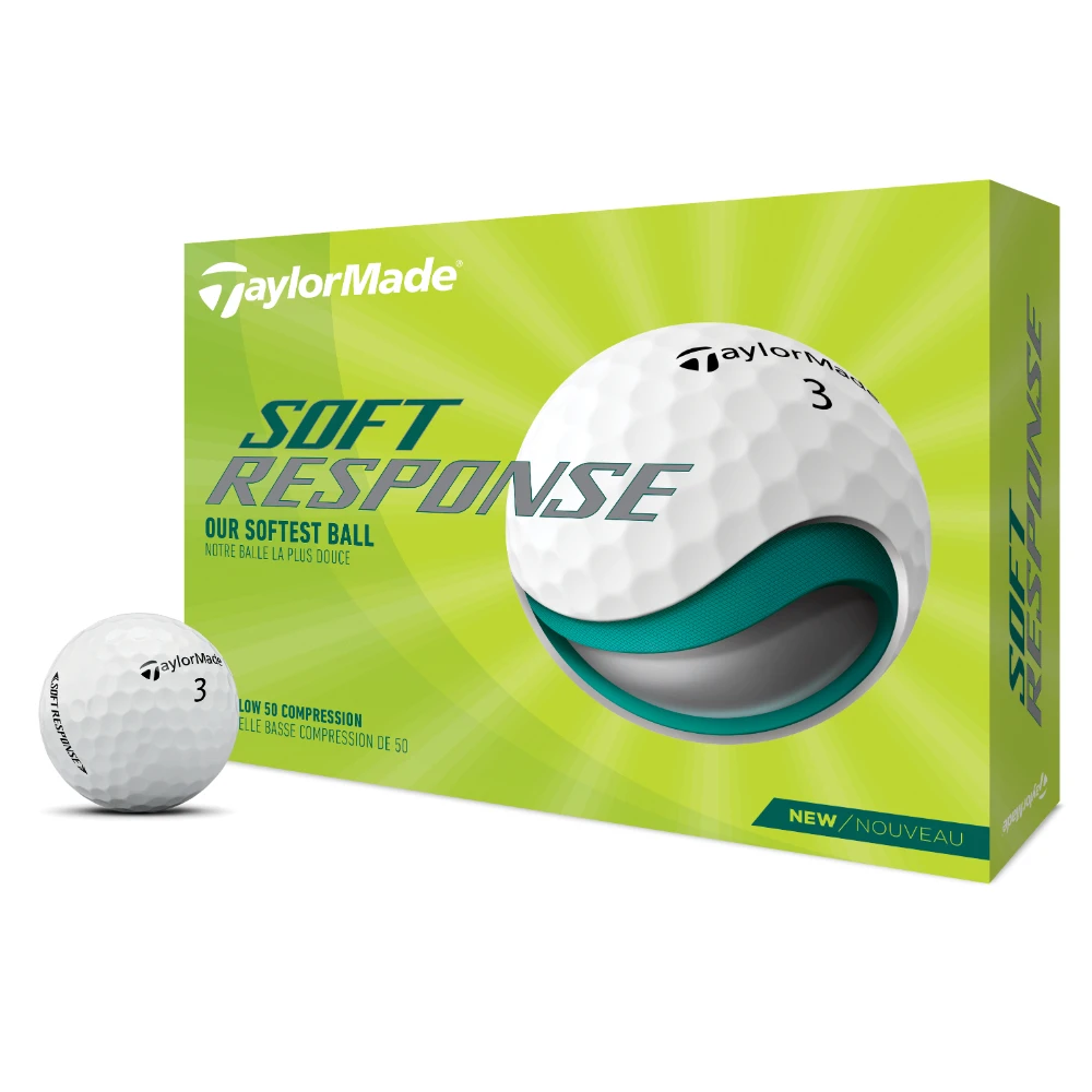 TaylorMade Soft Response Golf Balls 3 TaylorMade Soft Response Golf Balls