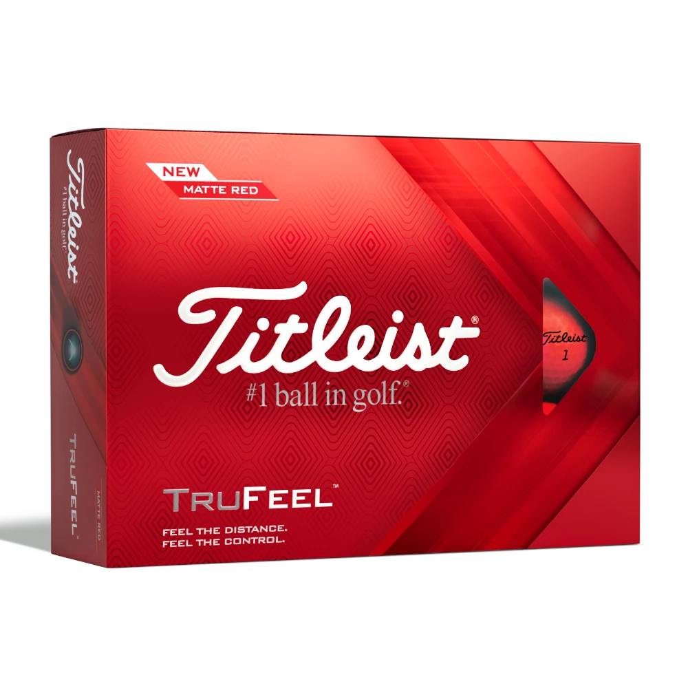 Titleist TruFeel Red Golf Balls 3 Titleist TruFeel Red Golf Balls