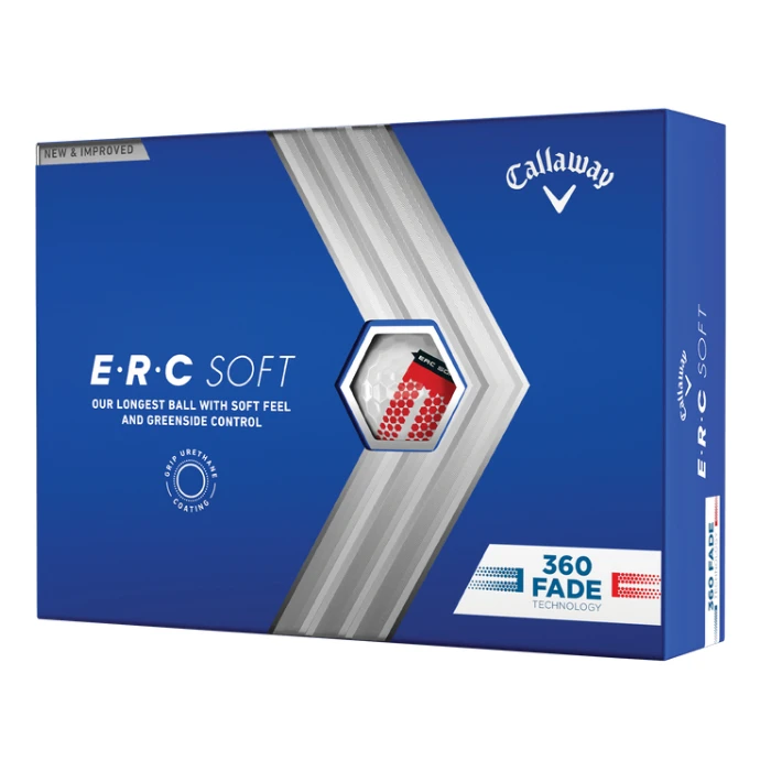Callaway ERC 360 Fade Golf Balls - 2023 Version 3 Callaway ERC 360 Fade Golf Balls - 2023 Version