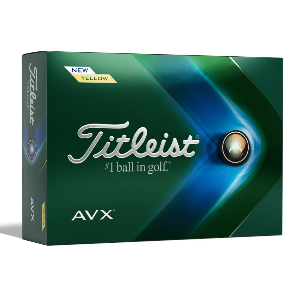 Titleist AVX Yellow Golf Balls 3 Titleist AVX Yellow Golf Balls