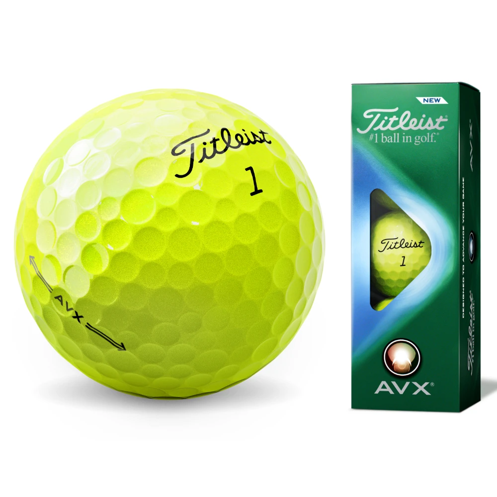 Titleist AVX Yellow Golf Balls 4 Titleist AVX Yellow Golf Balls - Image 2