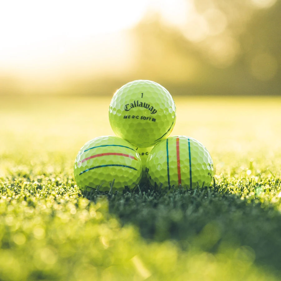 Callaway ERC Soft Yellow Triple Track Golf Balls - 2023 Version 4 Callaway ERC Soft Yellow Triple Track Golf Balls - 2023 Version - Image 2