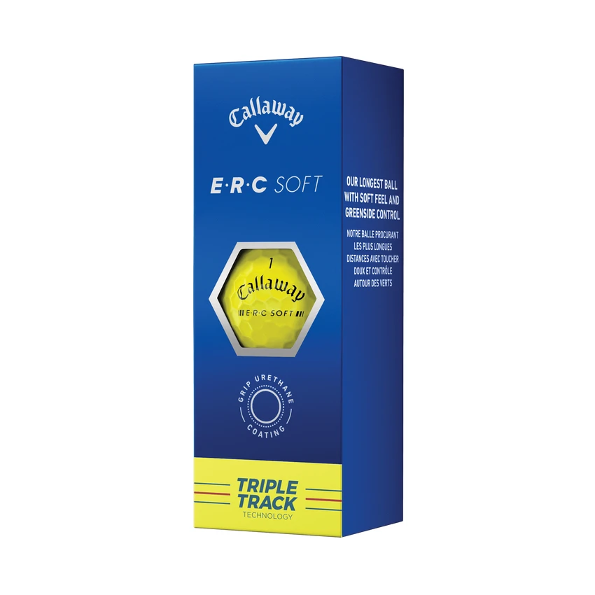 Callaway ERC Soft Yellow Triple Track Golf Balls - 2023 Version 9 Callaway ERC Soft Yellow Triple Track Golf Balls - 2023 Version - Image 7