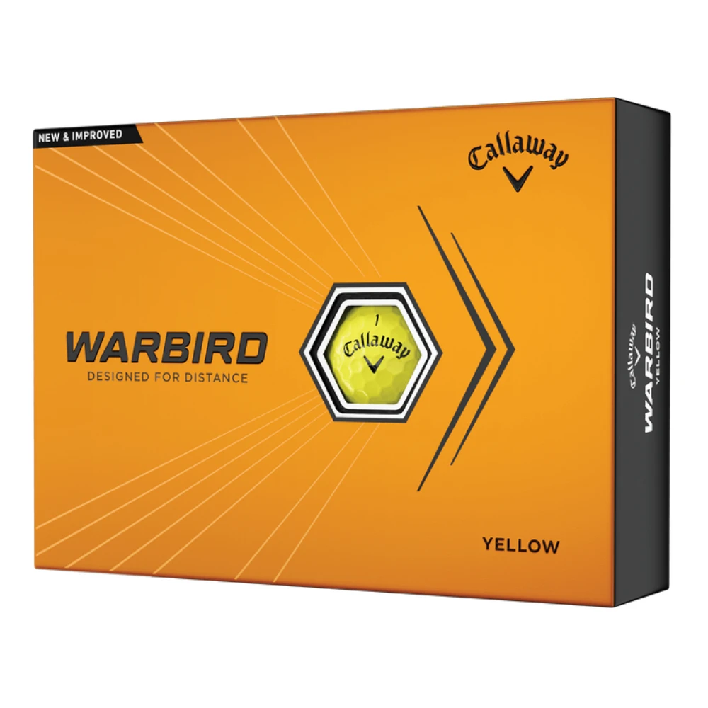 Callaway Warbird 23 Yellow Golf Balls 3 Callaway Warbird 23 Yellow Golf Balls