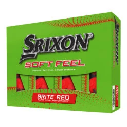 Srixon Soft Feel Brite Red Golf Balls - 2023 Version