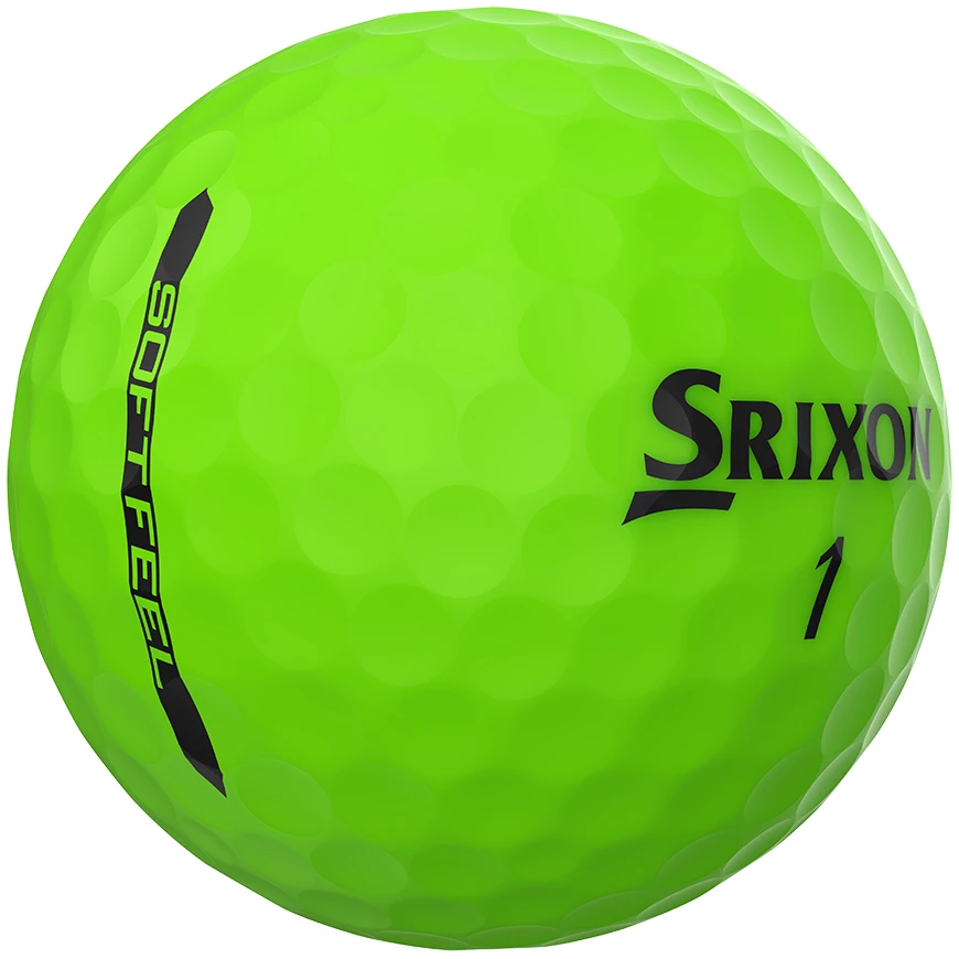 Srixon Soft Feel Brite Green Golf Balls - 2023 Version 6 Srixon Soft Feel Brite Green Golf Balls - 2023 Version - Image 4