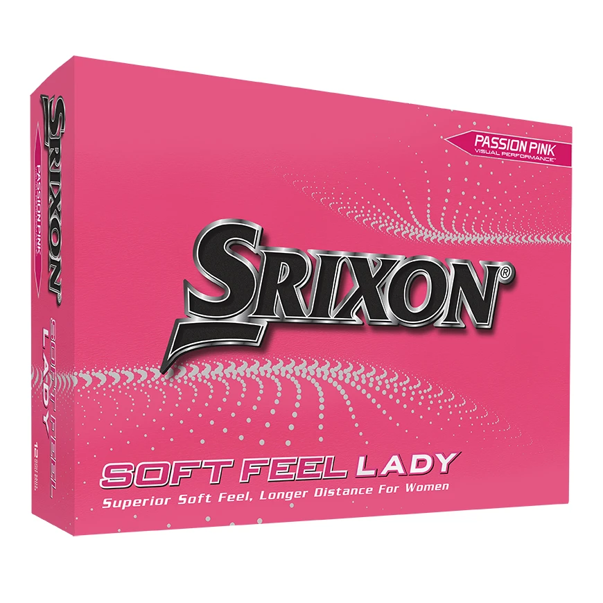 Srixon Lady Soft Feel Passion Pink Golf Ball - 2023 Version 4 Srixon Lady Soft Feel Passion Pink Golf Ball - 2023 Version - Image 2