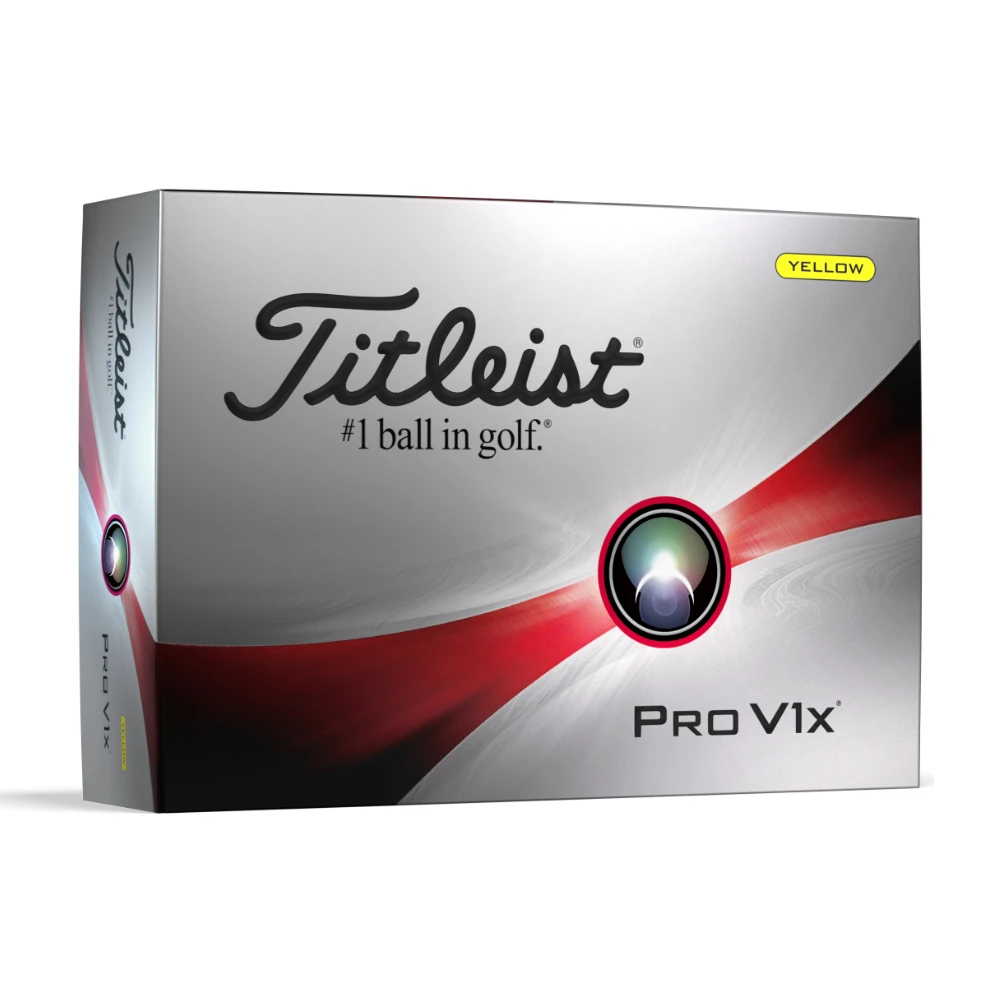 Titleist Pro V1X Yellow Golf Balls - 2023 Version 3 Titleist Pro V1X Yellow Golf Balls - 2023 Version