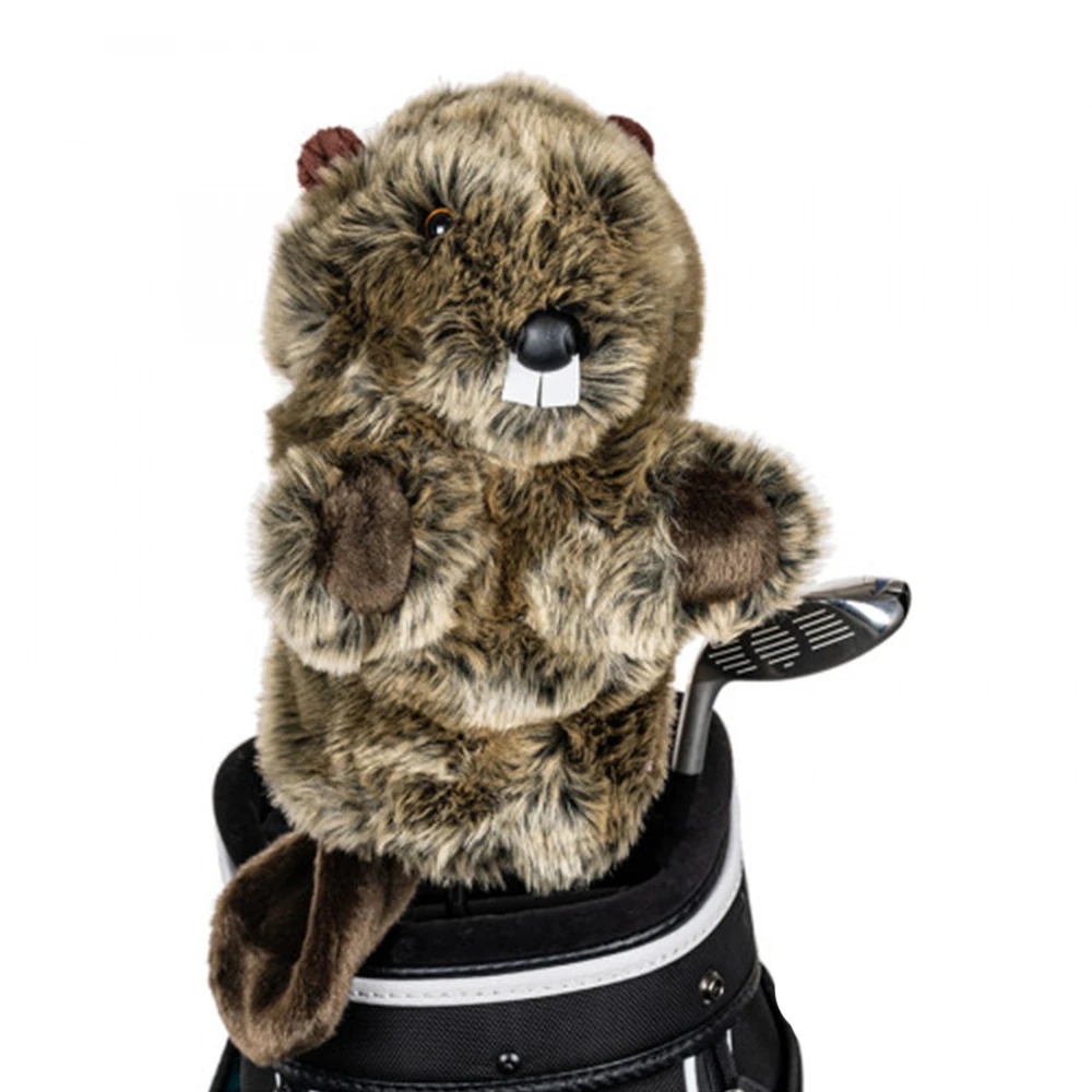 Daphne's Golf Headcover - Beaver 4 Daphne's Golf Headcover - Beaver - Image 2