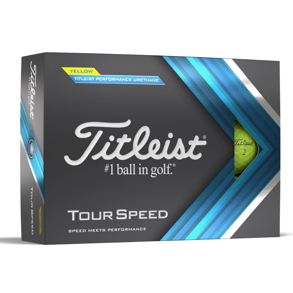Titleist Tour Speed Yellow Golf Balls 3 Titleist Tour Speed Yellow Golf Balls