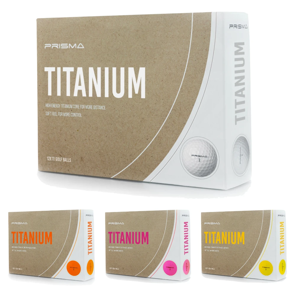 Masters Prisma Titanium Golf Balls 2 Masters Prisma Titanium Golf Balls