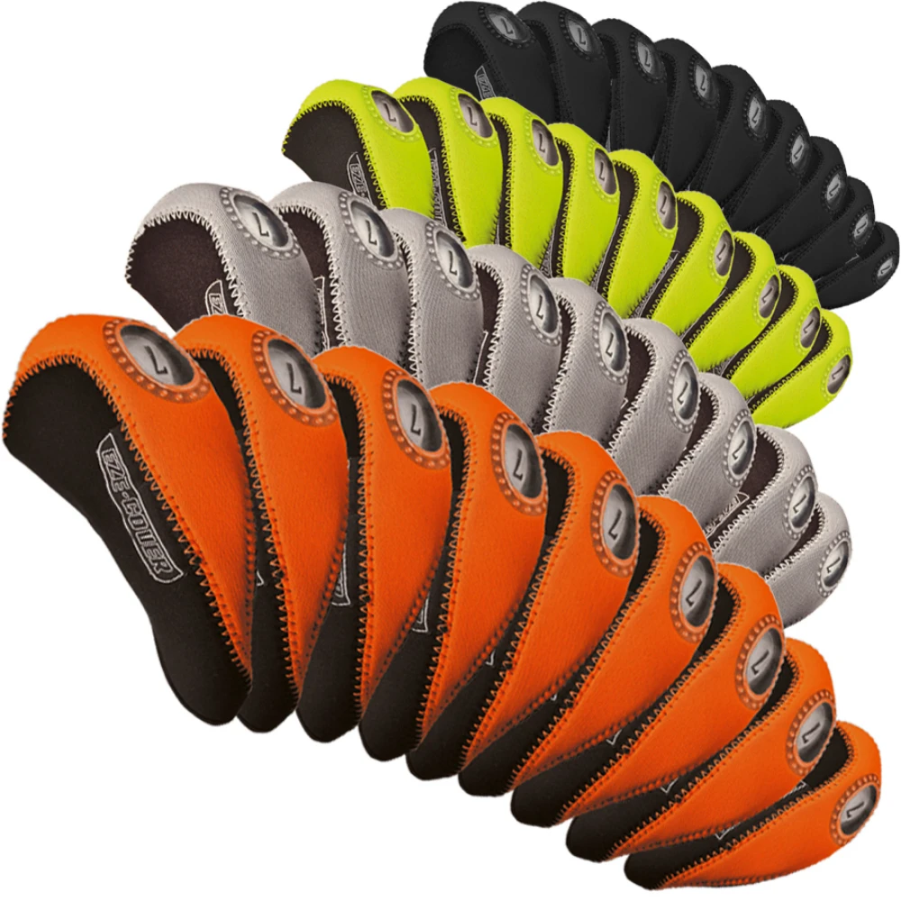 Longridge EzeCover Iron Golf Headcovers 10 Pack 3 Longridge EzeCover Iron Golf Headcovers 10 Pack
