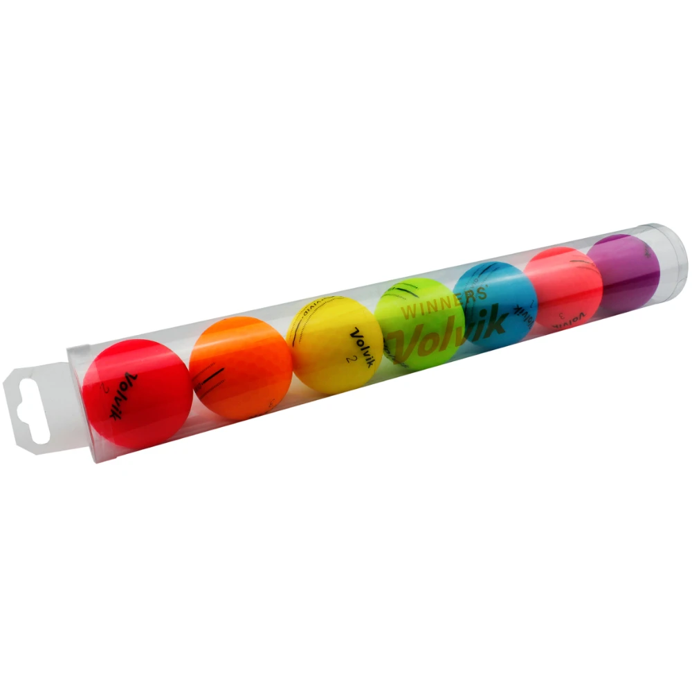 Volvik Rainbow Gift Tube Golf Ball Pack 3 Volvik Rainbow Gift Tube Golf Ball Pack